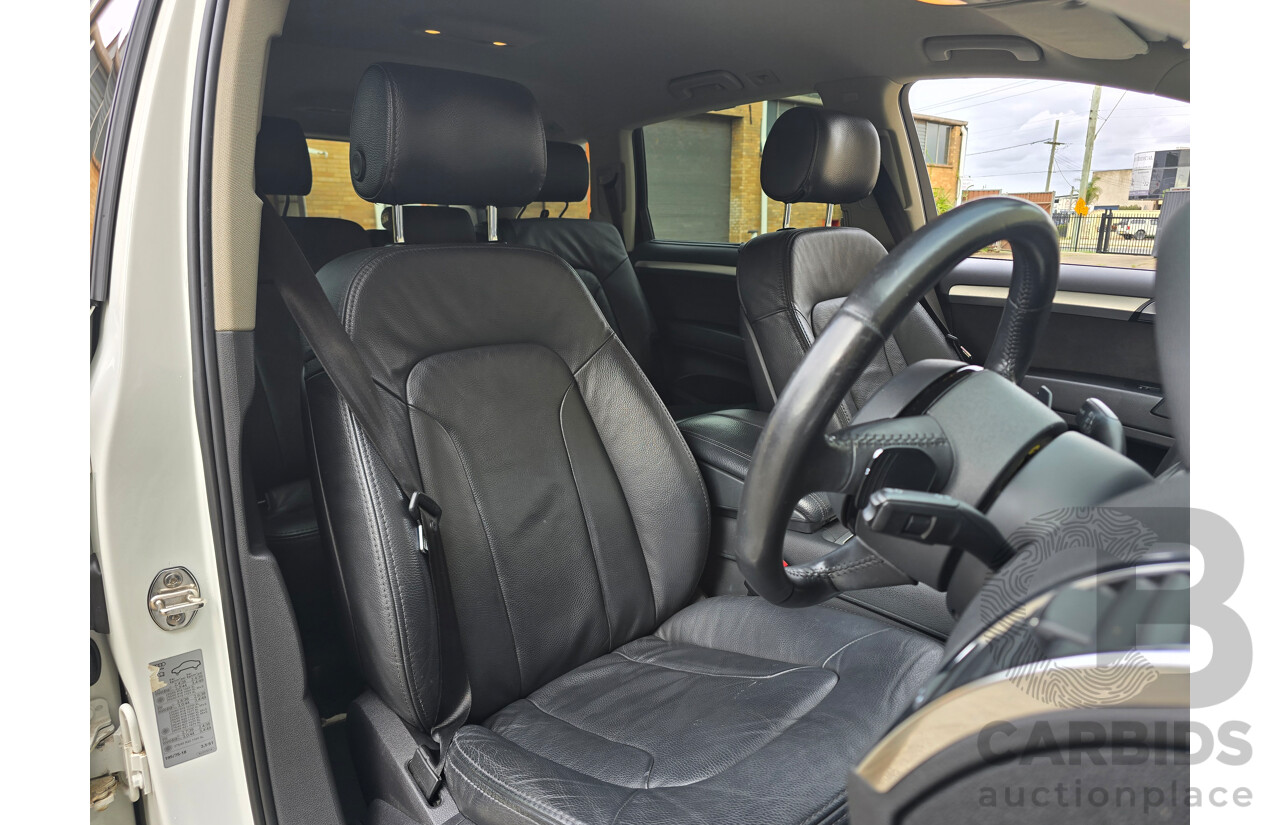 4/2014 Audi Q7 3.0 TDI Quattro (AWD) MY14 4d Wagon White Turbo Diesel 3.0L