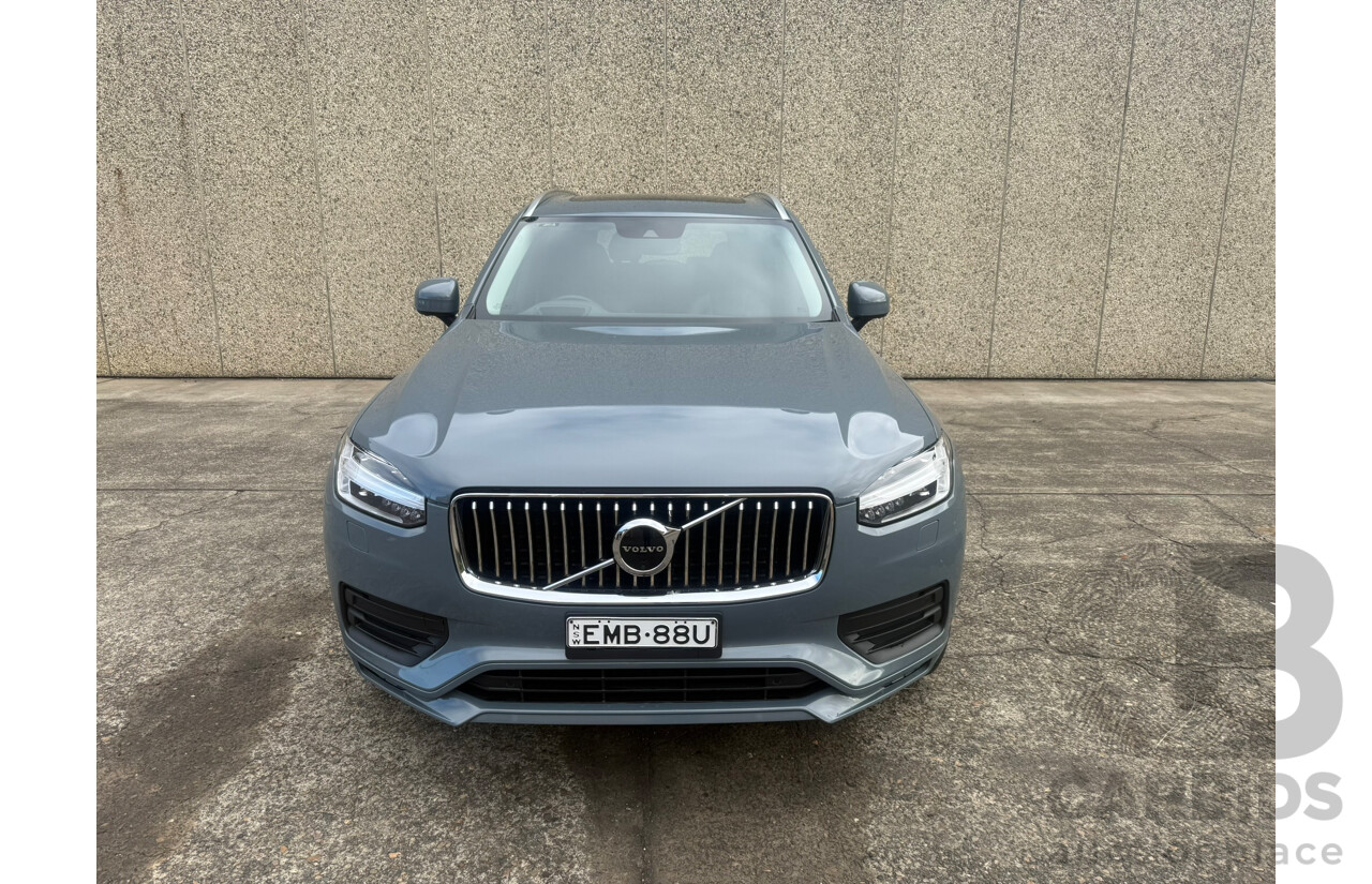 01/2021 Volvo XC90 D5 Momentum (AWD) 256 MY21 4d Wagon Thunder Grey Twin-turbo Diesel 2.0L 7 seat