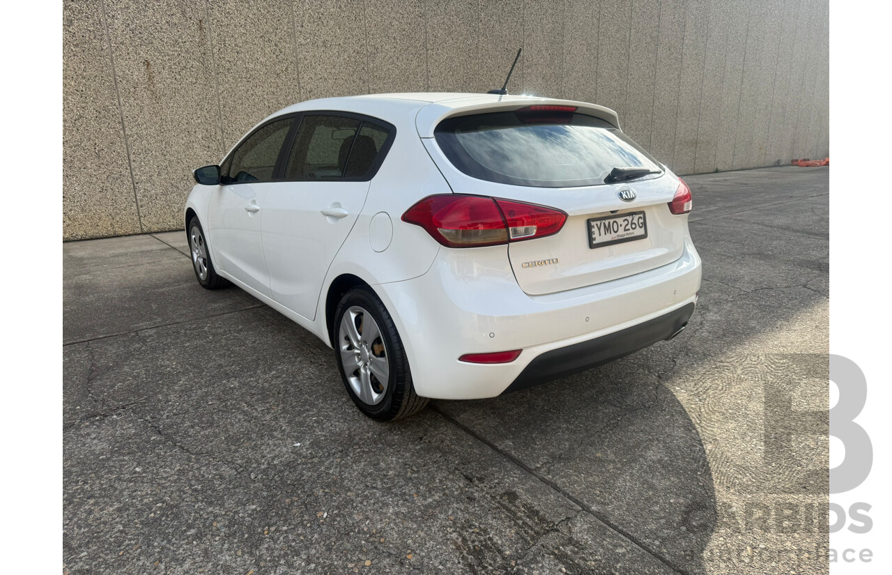 4/2018 Kia Cerato S YD MY18 5d Hatchback White 2.0L