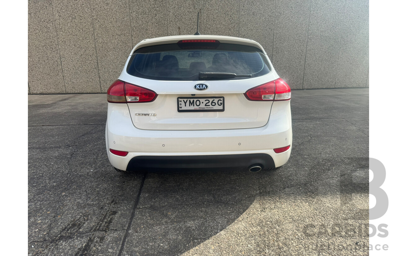 4/2018 Kia Cerato S YD MY18 5d Hatchback White 2.0L