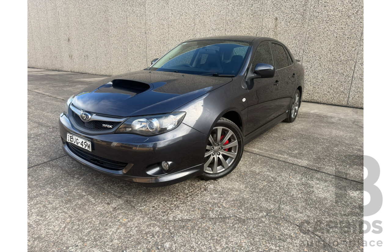 4/2009 Subaru Impreza WRX (AWD) MY09 4d Sedan Grey Turbo 2.5L