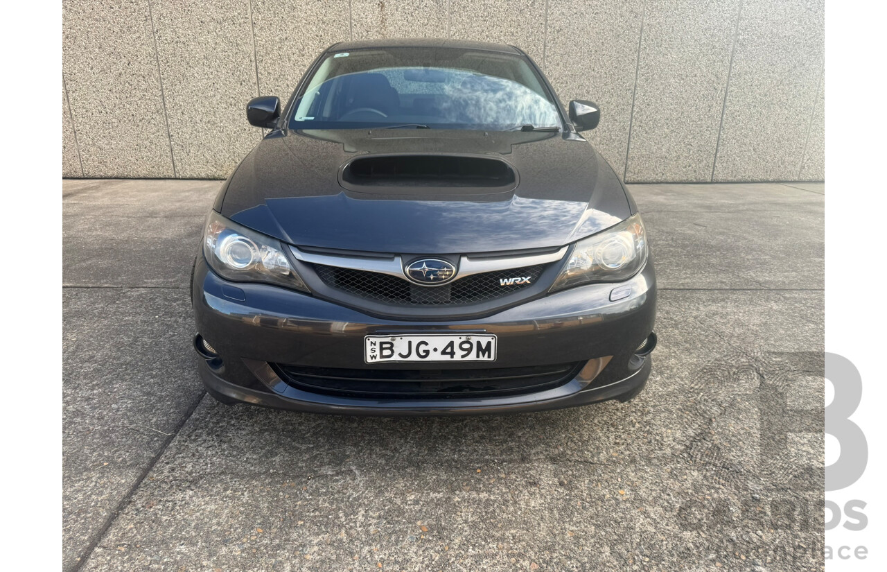 4/2009 Subaru Impreza WRX (AWD) MY09 4d Sedan Grey Turbo 2.5L