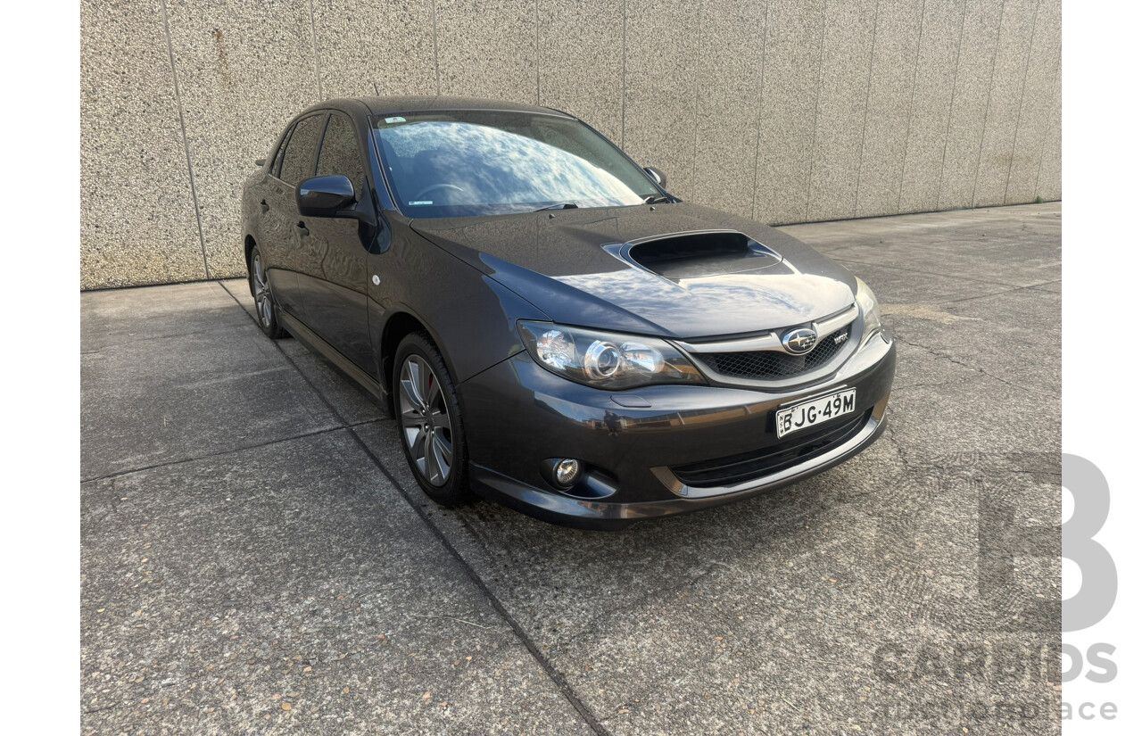4/2009 Subaru Impreza WRX (AWD) MY09 4d Sedan Grey Turbo 2.5L