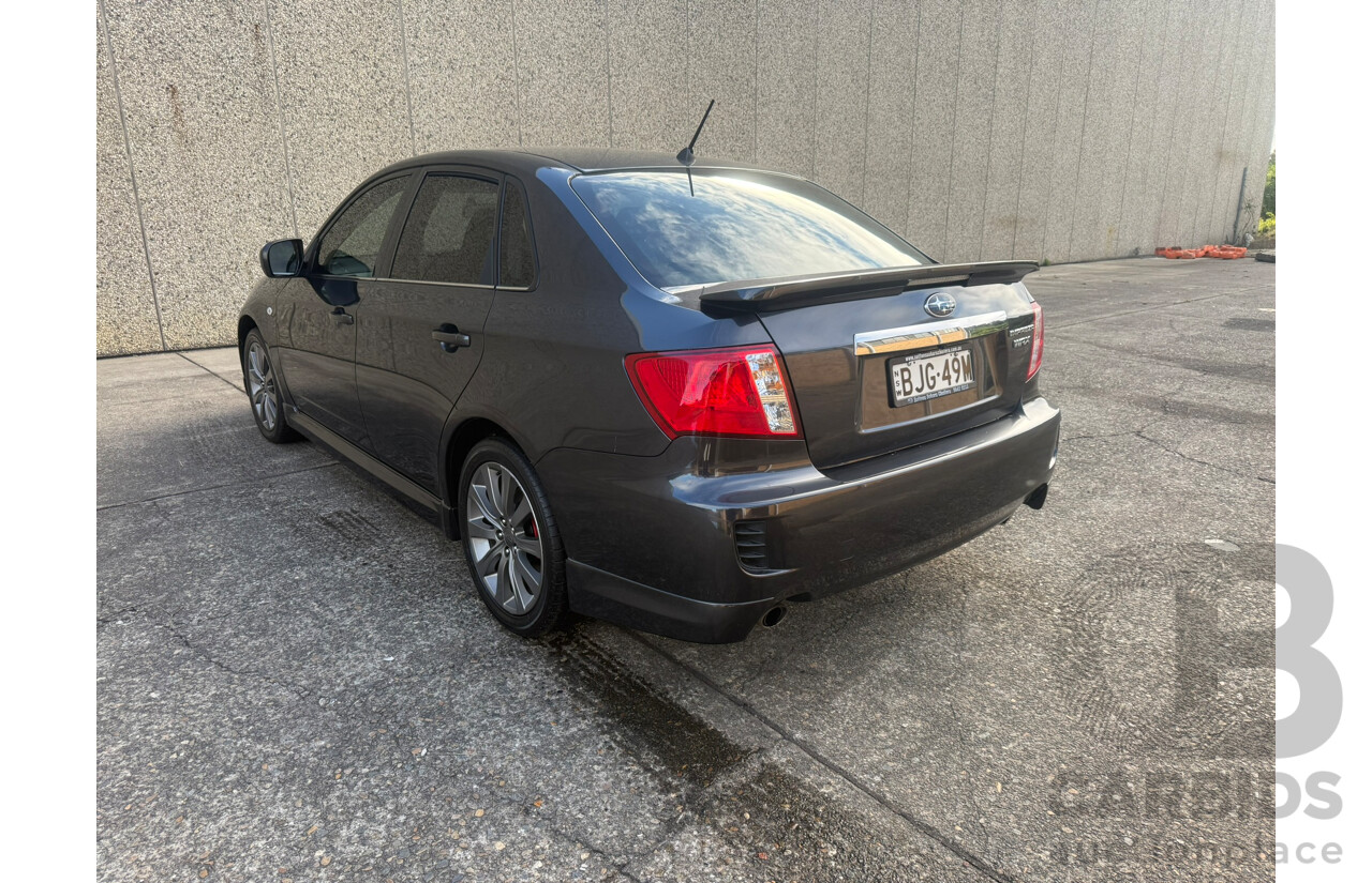 4/2009 Subaru Impreza WRX (AWD) MY09 4d Sedan Grey Turbo 2.5L