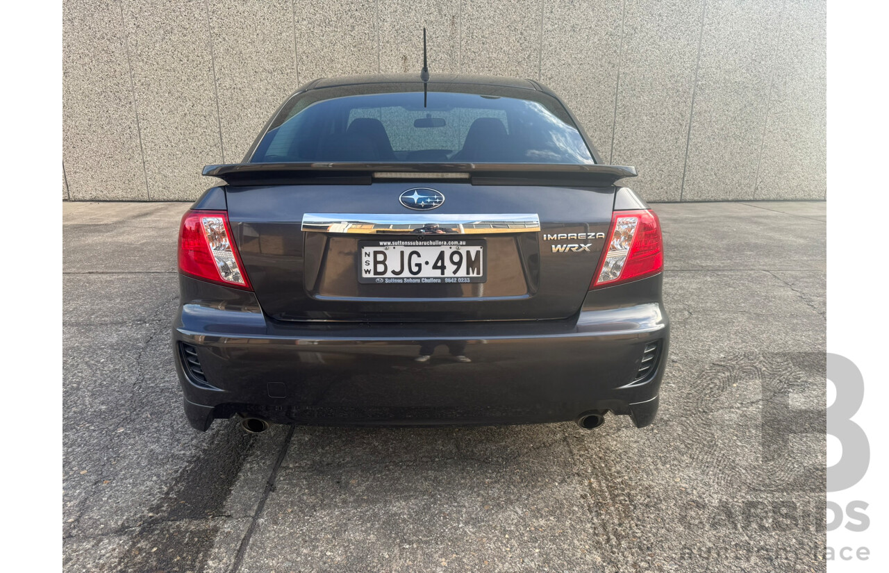 4/2009 Subaru Impreza WRX (AWD) MY09 4d Sedan Grey Turbo 2.5L