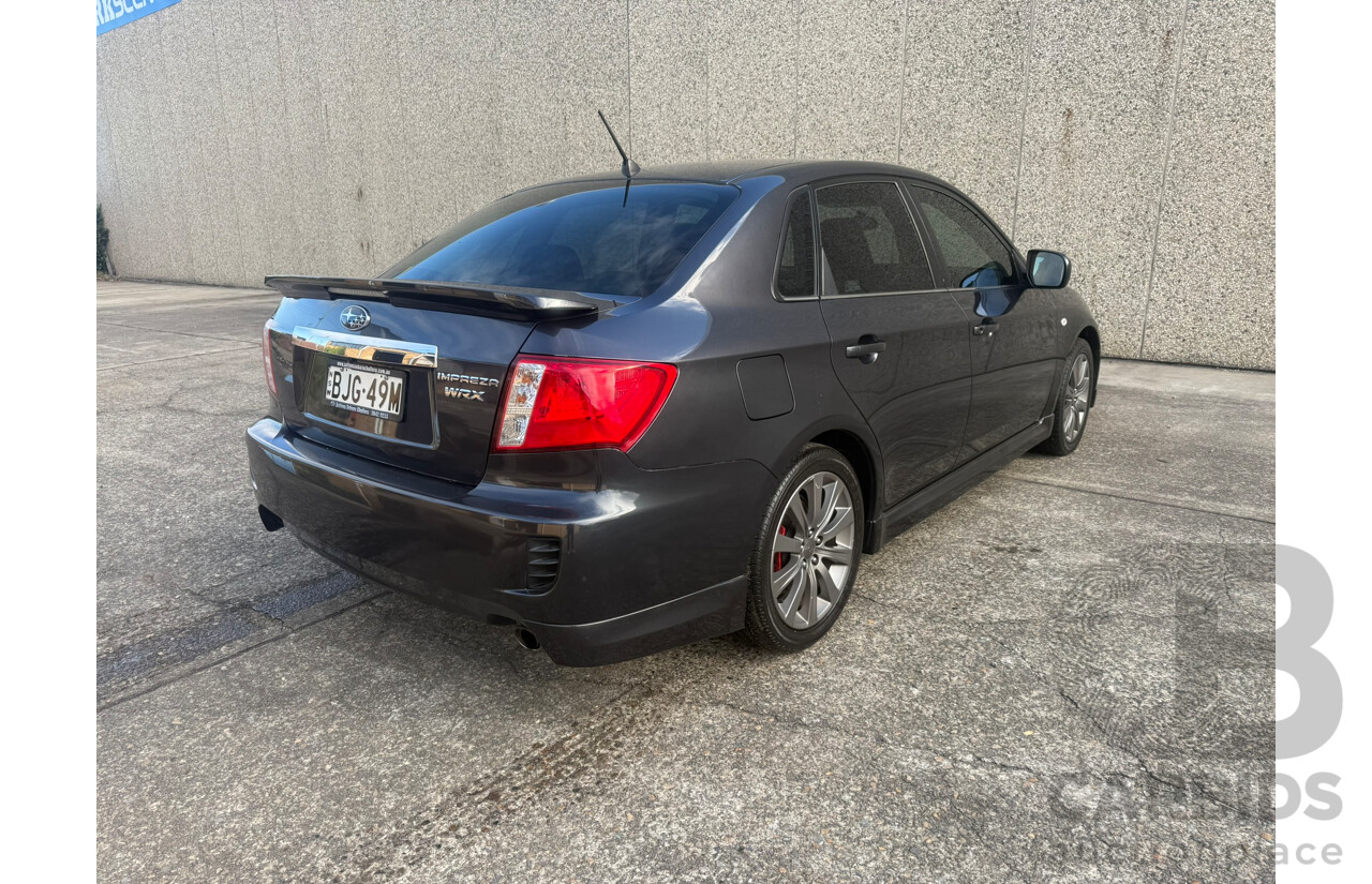 4/2009 Subaru Impreza WRX (AWD) MY09 4d Sedan Grey Turbo 2.5L