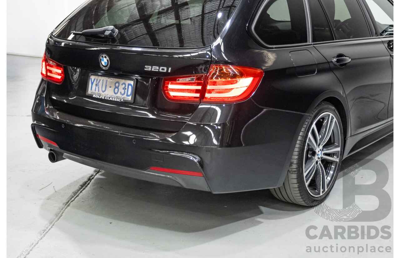 7/2015 BMW 320i M Sport Touring F31 MY15 4d Wagon Black Sapphire Metallic Turbo 2.0L