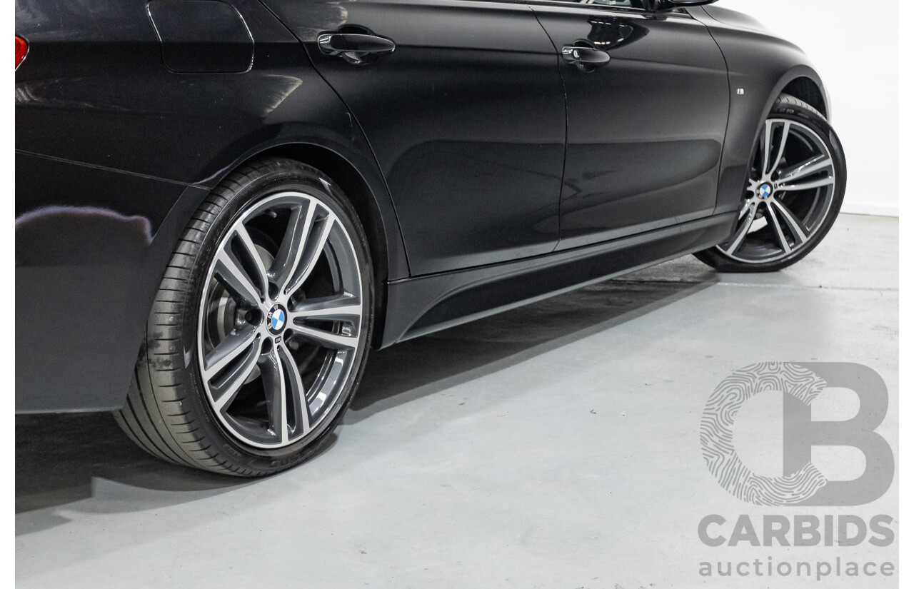 7/2015 BMW 320i M Sport Touring F31 MY15 4d Wagon Black Sapphire Metallic Turbo 2.0L