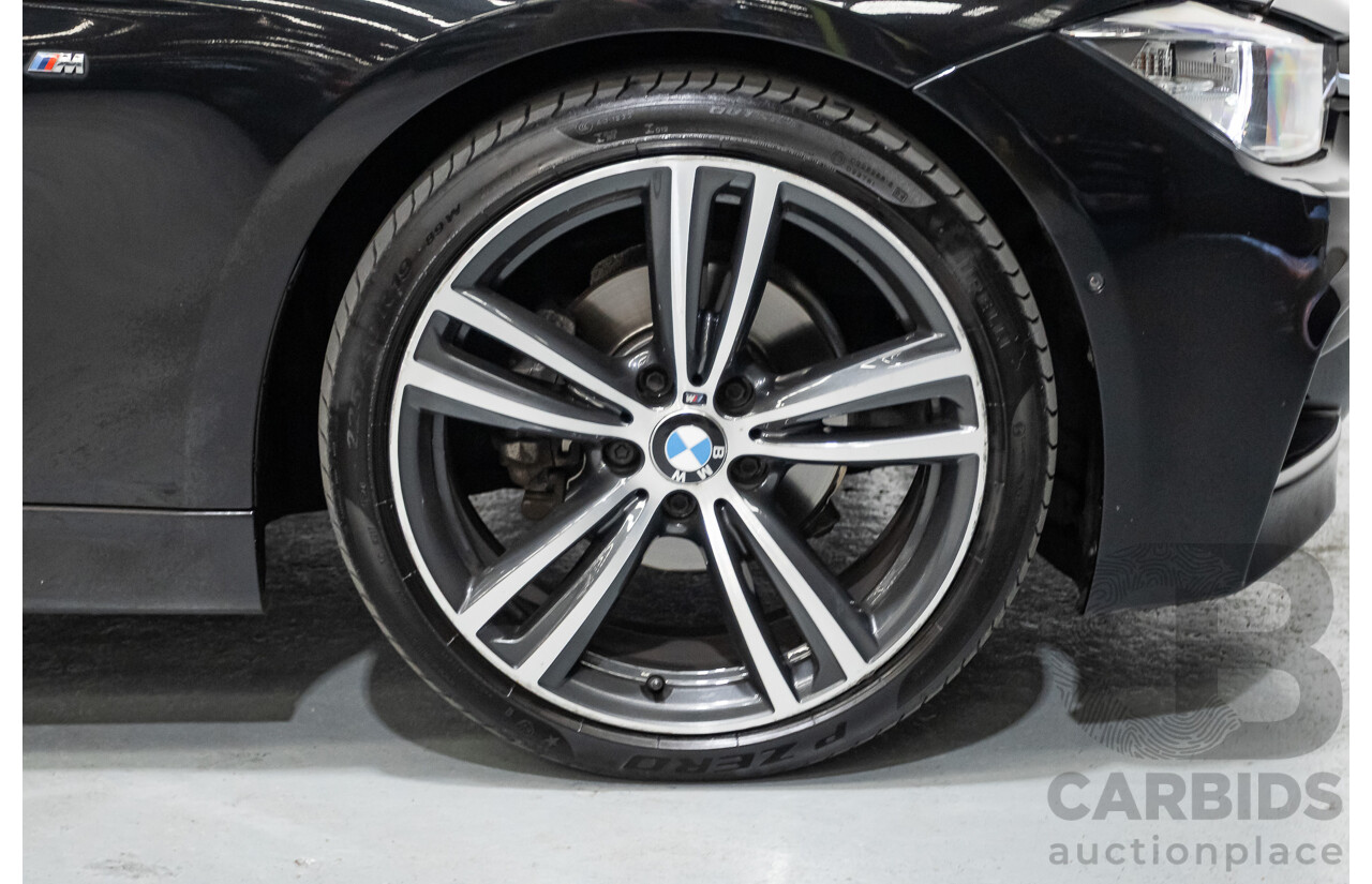 7/2015 BMW 320i M Sport Touring F31 MY15 4d Wagon Black Sapphire Metallic Turbo 2.0L
