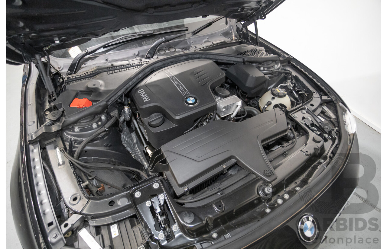 7/2015 BMW 320i M Sport Touring F31 MY15 4d Wagon Black Sapphire Metallic Turbo 2.0L