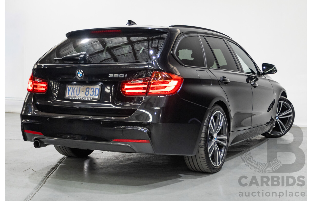 7/2015 BMW 320i M Sport Touring F31 MY15 4d Wagon Black Sapphire Metallic Turbo 2.0L