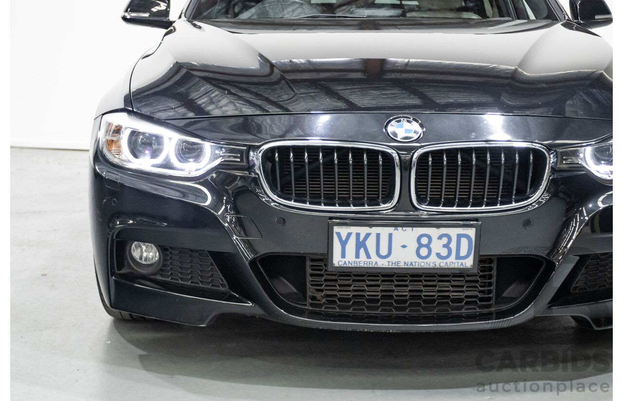7/2015 BMW 320i M Sport Touring F31 MY15 4d Wagon Black Sapphire Metallic Turbo 2.0L