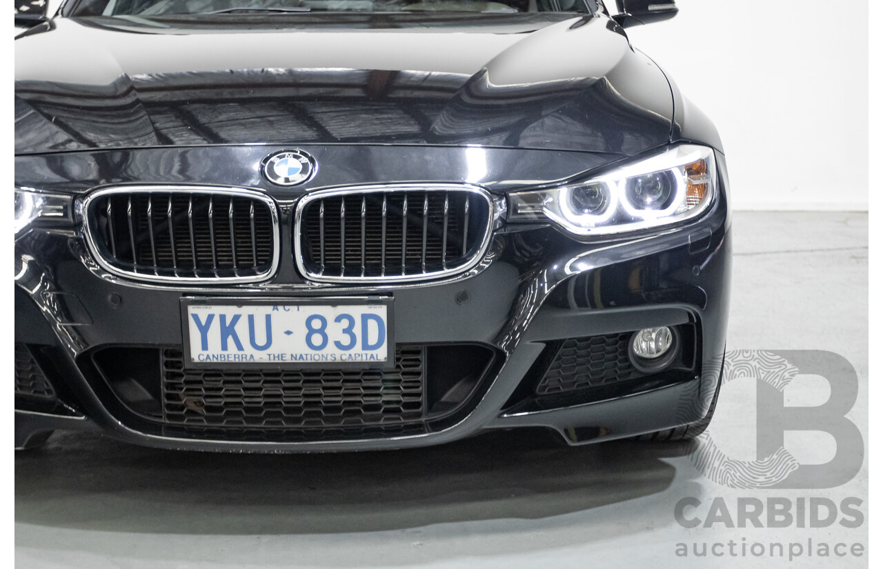 7/2015 BMW 320i M Sport Touring F31 MY15 4d Wagon Black Sapphire Metallic Turbo 2.0L