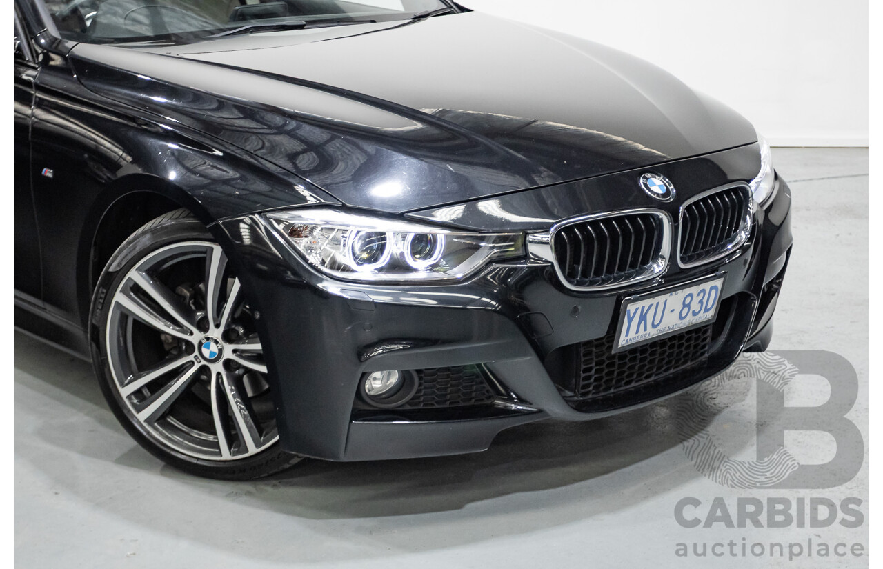 7/2015 BMW 320i M Sport Touring F31 MY15 4d Wagon Black Sapphire Metallic Turbo 2.0L