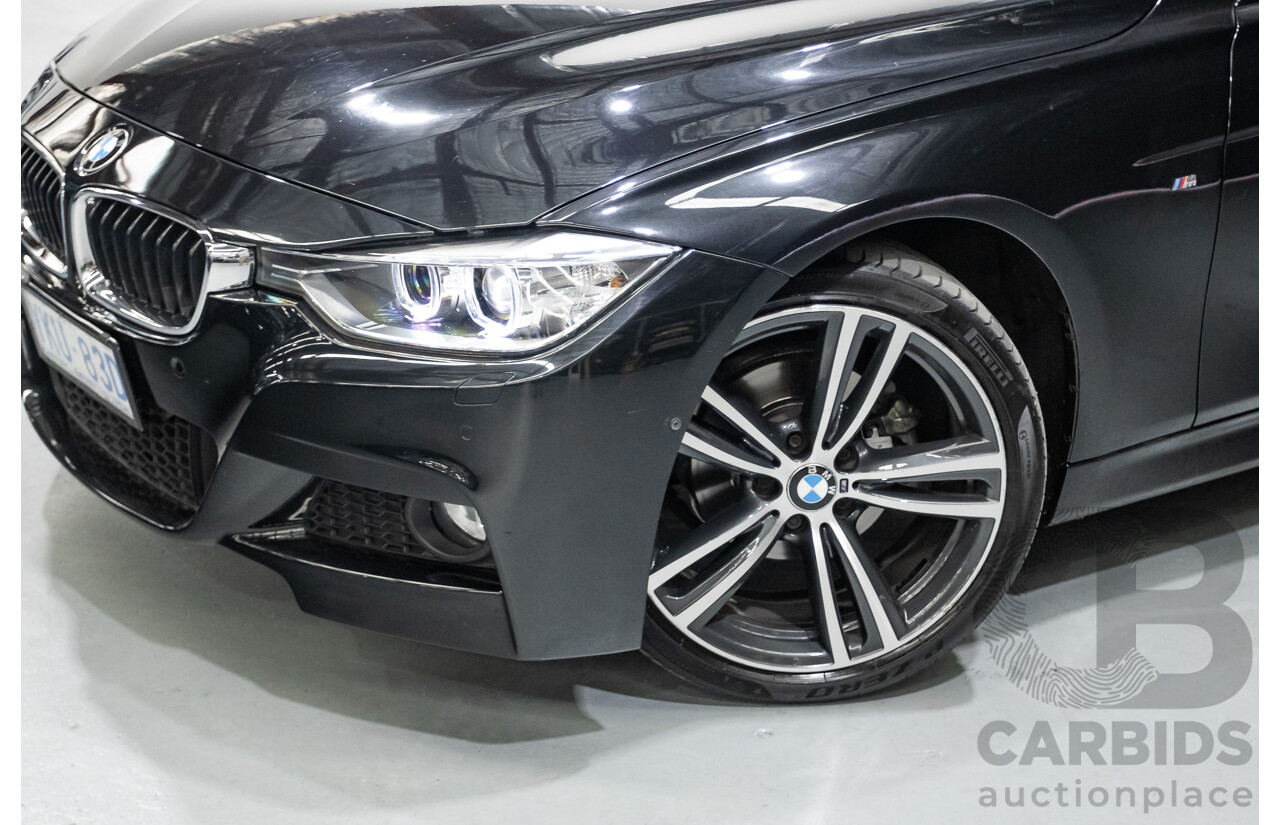 7/2015 BMW 320i M Sport Touring F31 MY15 4d Wagon Black Sapphire Metallic Turbo 2.0L