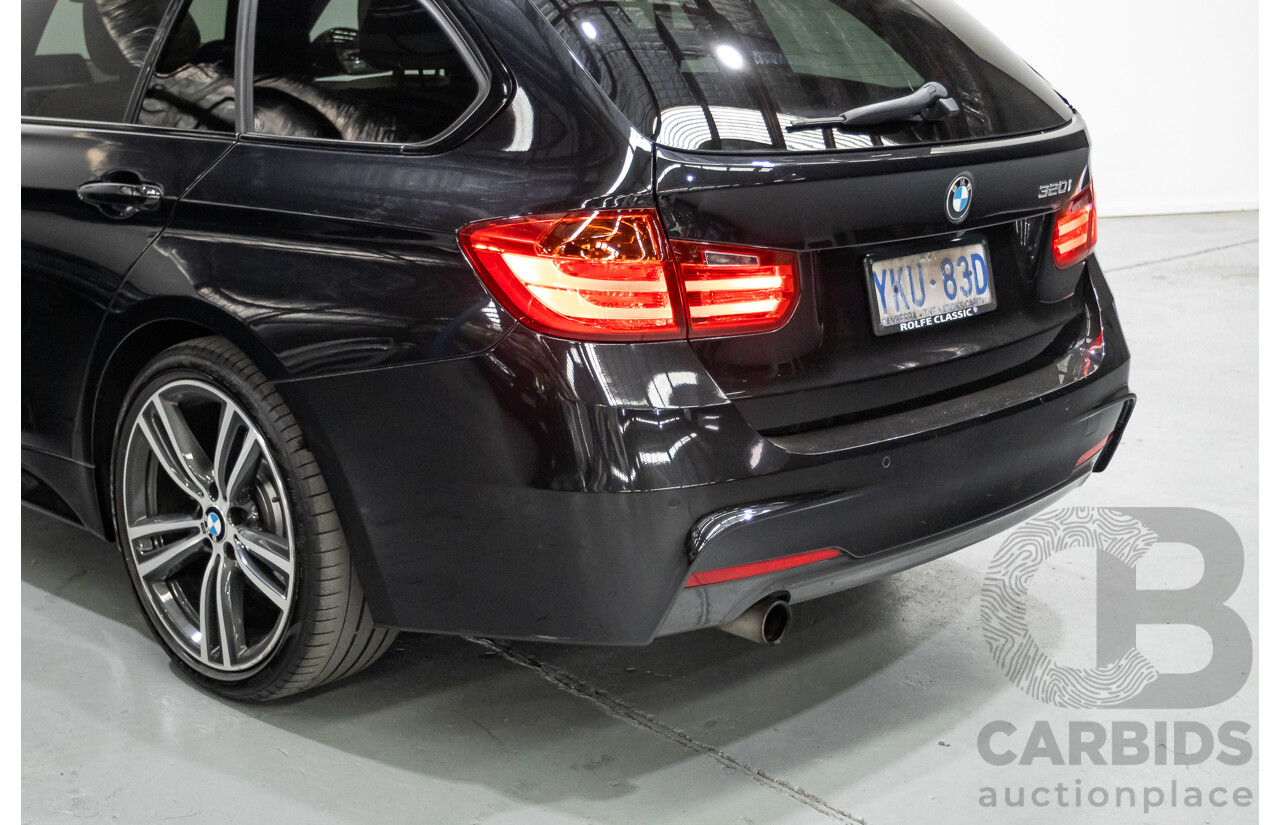7/2015 BMW 320i M Sport Touring F31 MY15 4d Wagon Black Sapphire Metallic Turbo 2.0L