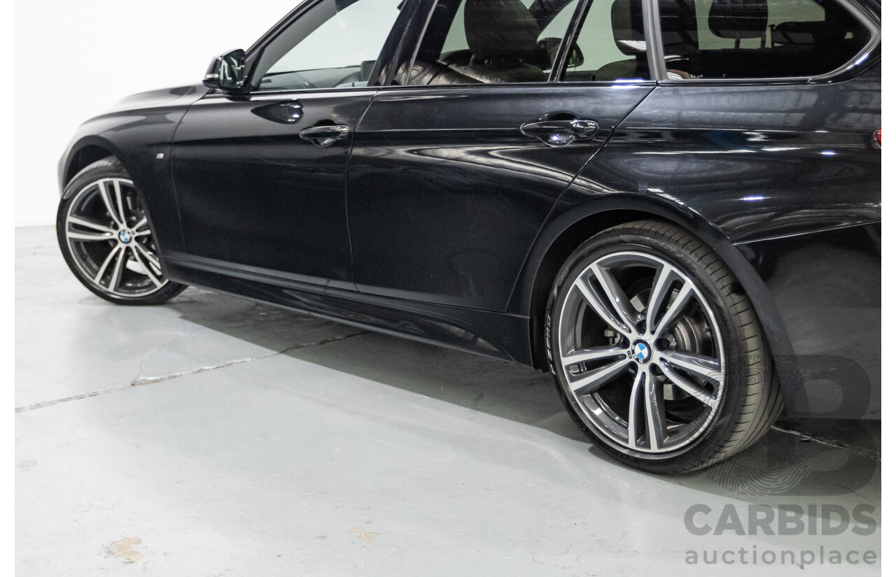 7/2015 BMW 320i M Sport Touring F31 MY15 4d Wagon Black Sapphire Metallic Turbo 2.0L