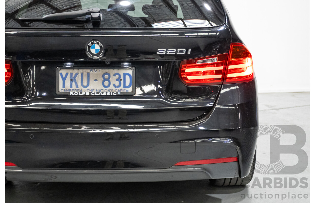 7/2015 BMW 320i M Sport Touring F31 MY15 4d Wagon Black Sapphire Metallic Turbo 2.0L