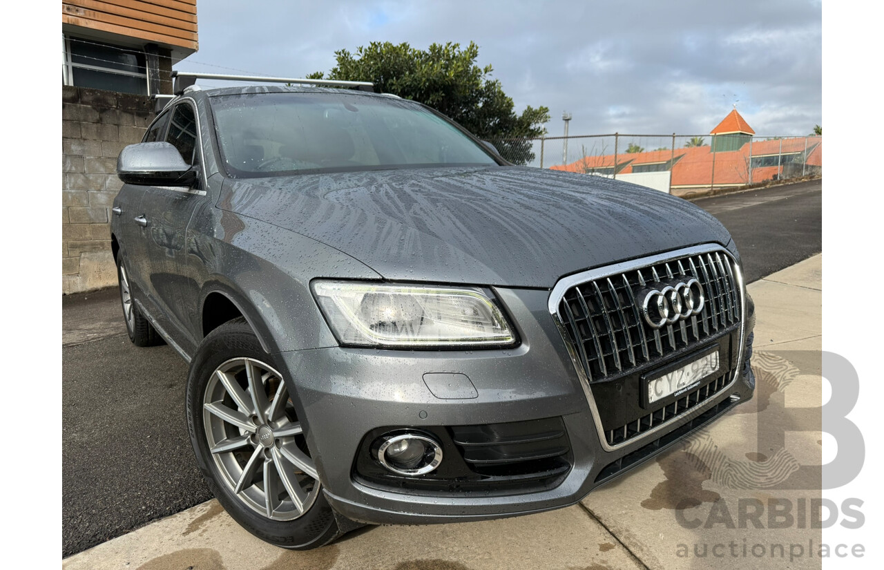 03/2015 Audi Q5 2.0 TFSI QUATTRO (AWD) 8R MY15 4D Wagon Monsoon Gray Metallic 2.0L