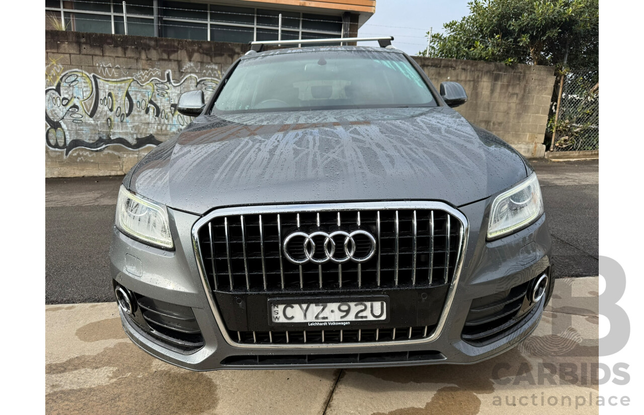 03/2015 Audi Q5 2.0 TFSI QUATTRO (AWD) 8R MY15 4D Wagon Monsoon Gray Metallic 2.0L