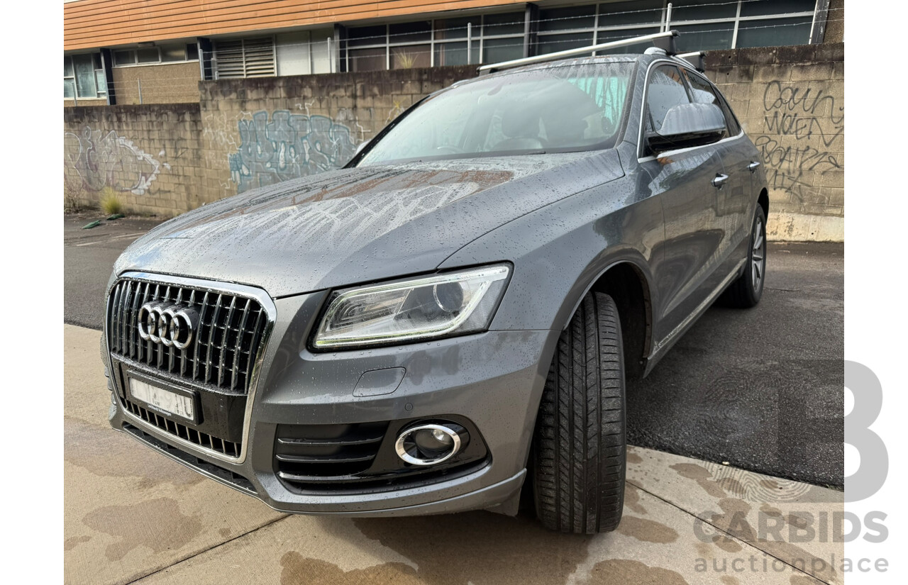 03/2015 Audi Q5 2.0 TFSI QUATTRO (AWD) 8R MY15 4D Wagon Monsoon Gray Metallic 2.0L