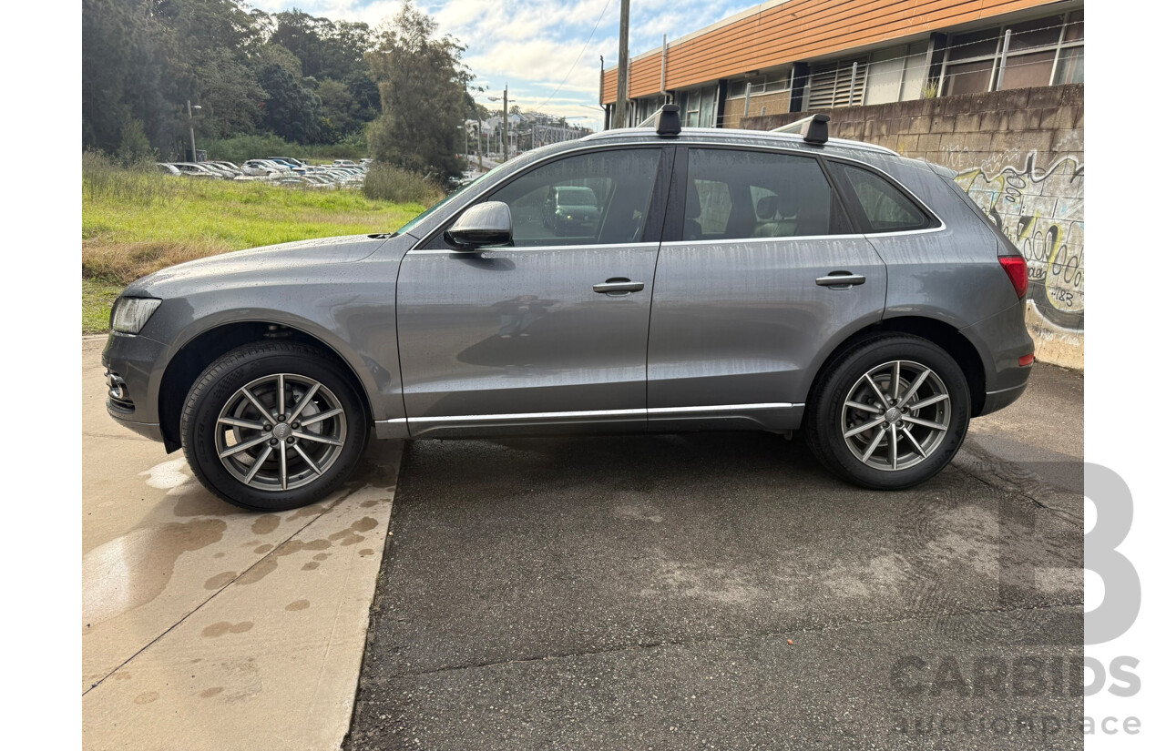 03/2015 Audi Q5 2.0 TFSI QUATTRO (AWD) 8R MY15 4D Wagon Monsoon Gray Metallic 2.0L