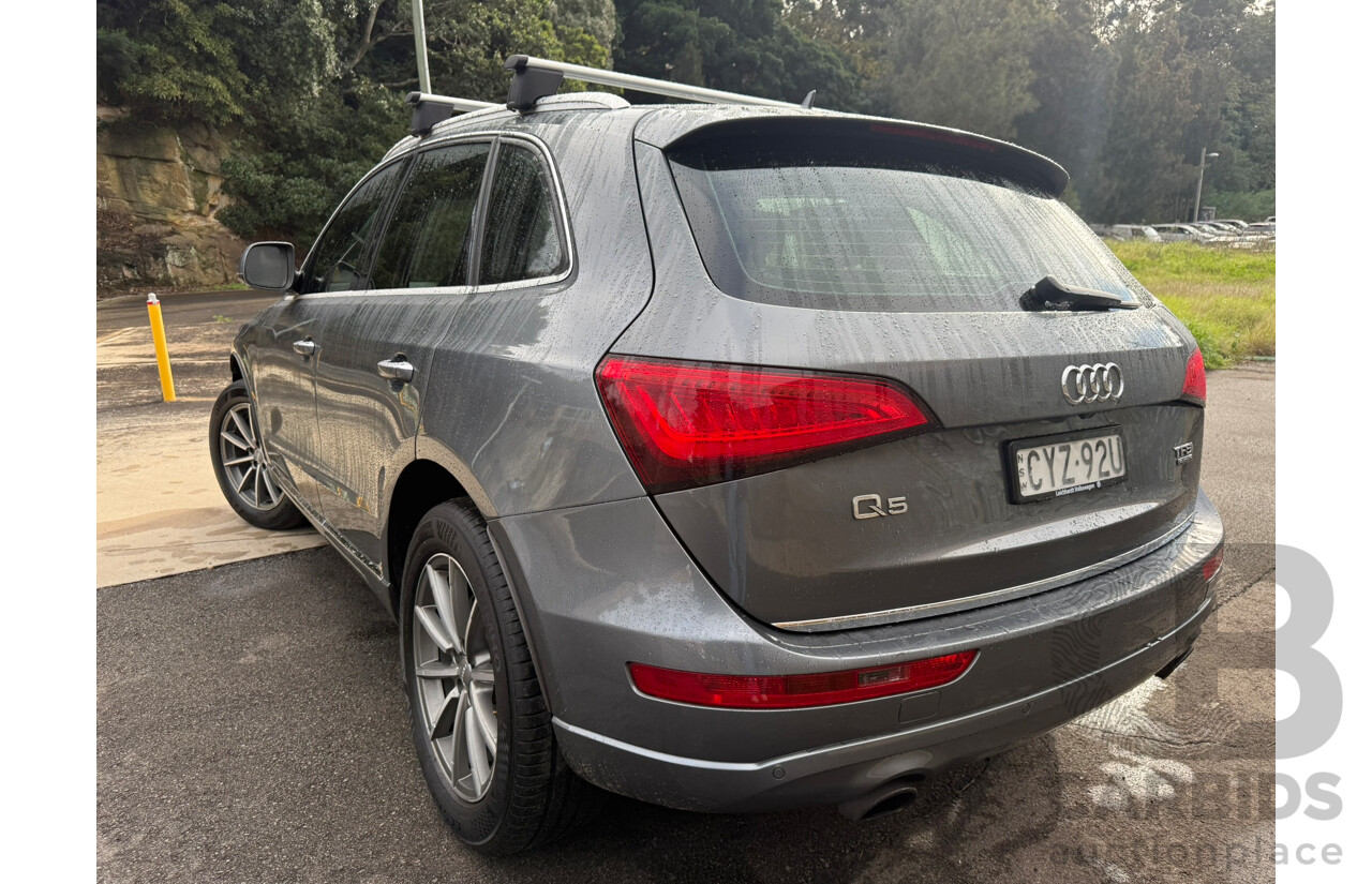 03/2015 Audi Q5 2.0 TFSI QUATTRO (AWD) 8R MY15 4D Wagon Monsoon Gray Metallic 2.0L