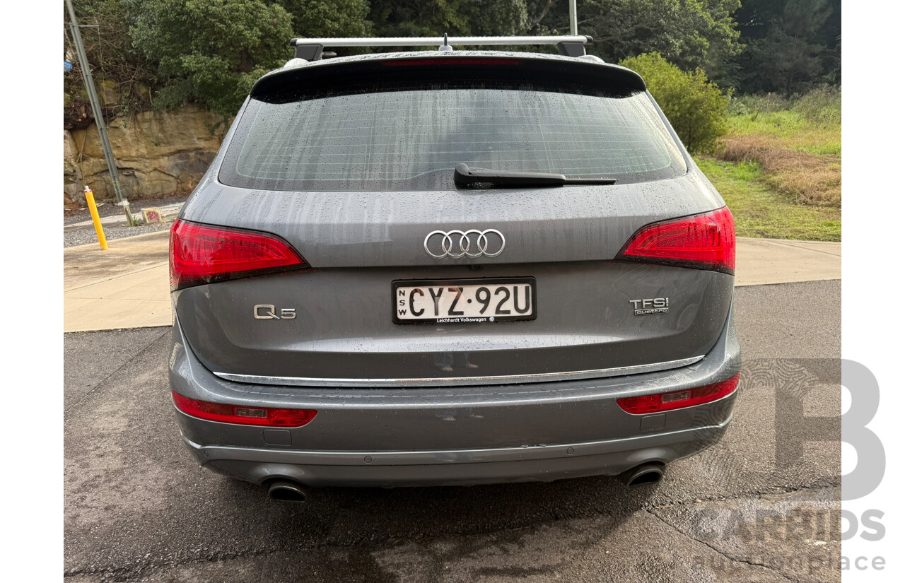 03/2015 Audi Q5 2.0 TFSI QUATTRO (AWD) 8R MY15 4D Wagon Monsoon Gray Metallic 2.0L