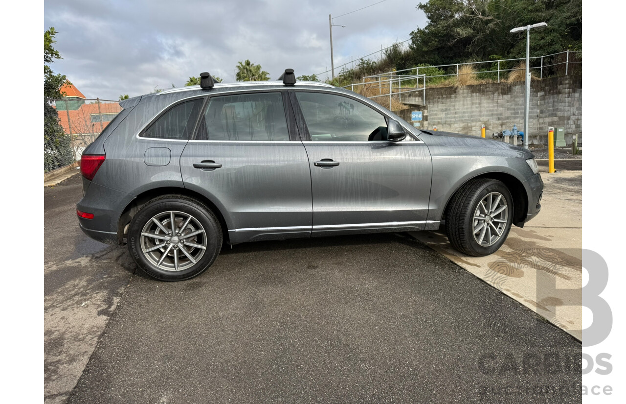 03/2015 Audi Q5 2.0 TFSI QUATTRO (AWD) 8R MY15 4D Wagon Monsoon Gray Metallic 2.0L