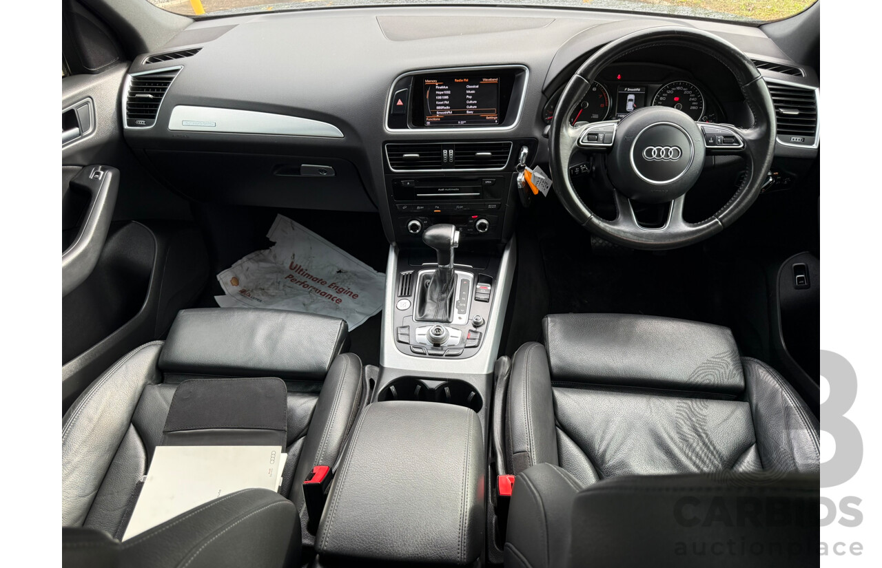 03/2015 Audi Q5 2.0 TFSI QUATTRO (AWD) 8R MY15 4D Wagon Monsoon Gray Metallic 2.0L