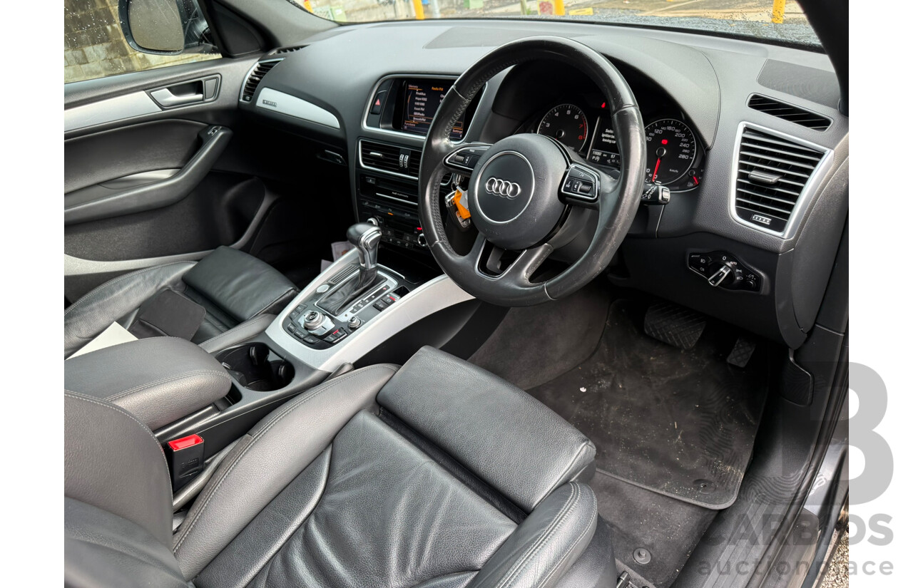 03/2015 Audi Q5 2.0 TFSI QUATTRO (AWD) 8R MY15 4D Wagon Monsoon Gray Metallic 2.0L