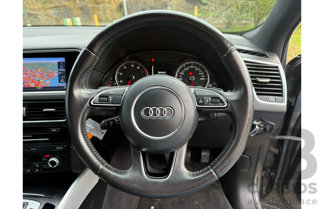 03/2015 Audi Q5 2.0 TFSI QUATTRO (AWD) 8R MY15 4D Wagon Monsoon Gray Metallic 2.0L