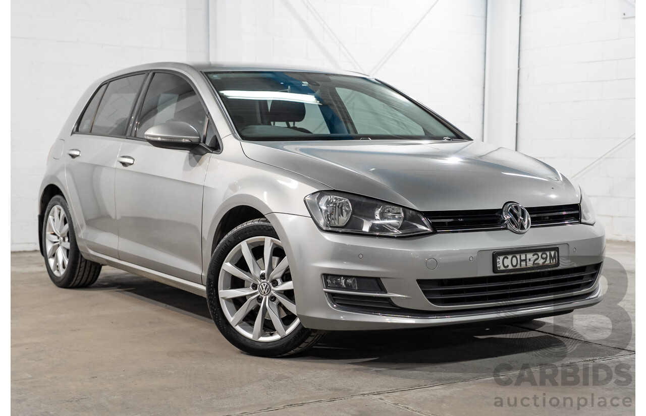 05/2013 Volkswagen Golf 110 TDI Highline AU 5D Hatchback Reflex Silver Metallic Turbo Diesel 2.0L