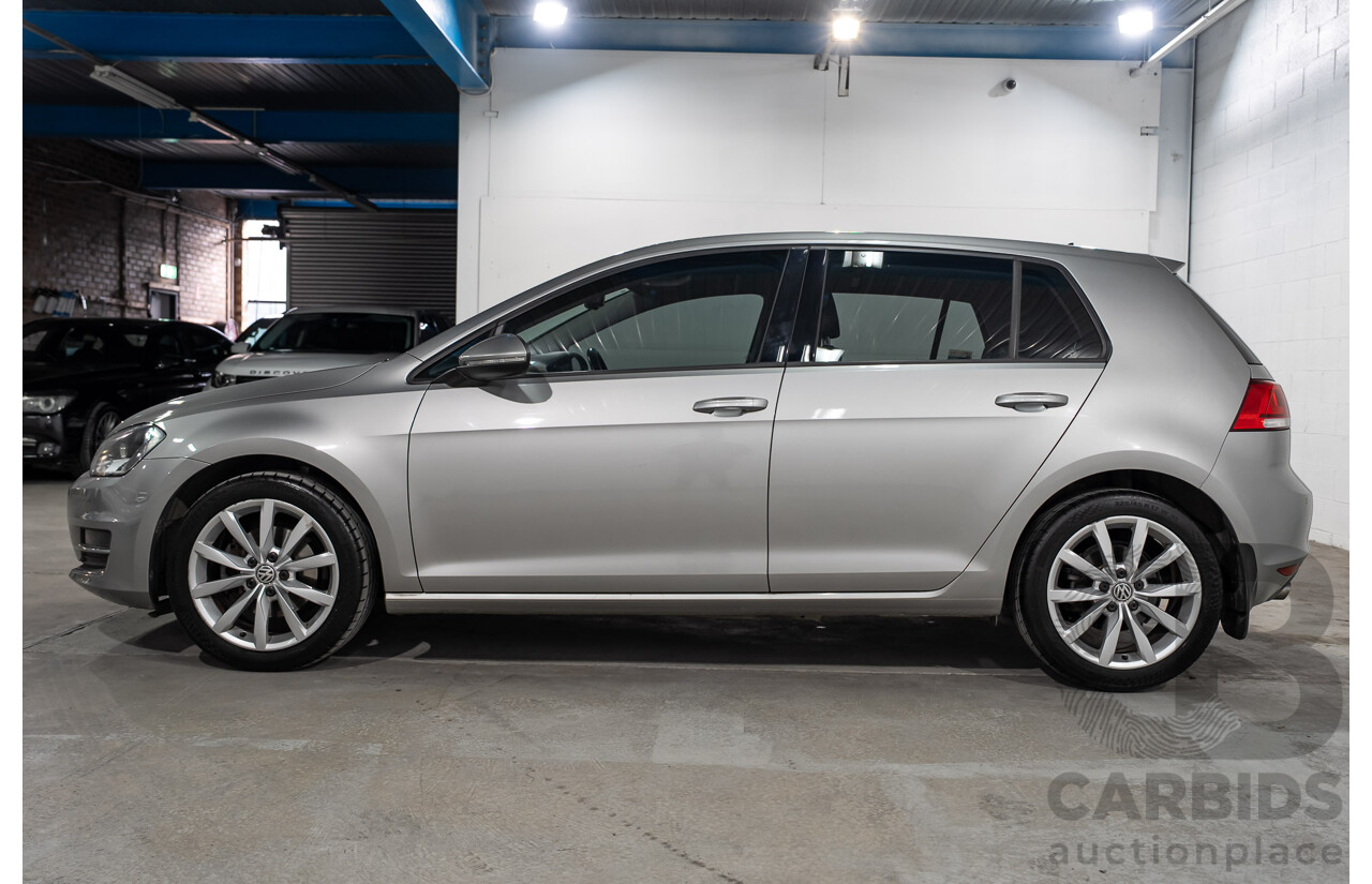 05/2013 Volkswagen Golf 110 TDI Highline AU 5D Hatchback Reflex Silver Metallic Turbo Diesel 2.0L
