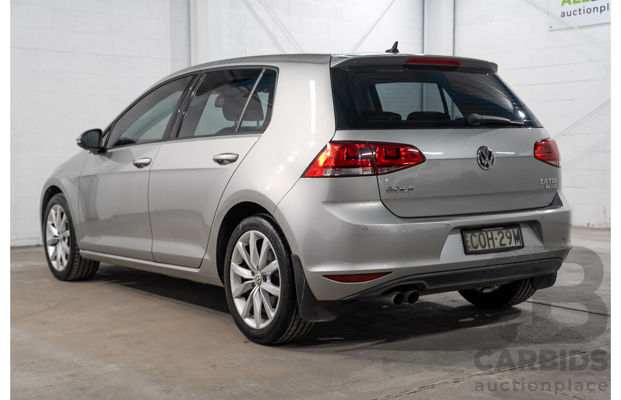 05/2013 Volkswagen Golf 110 TDI Highline AU 5D Hatchback Reflex Silver Metallic Turbo Diesel 2.0L