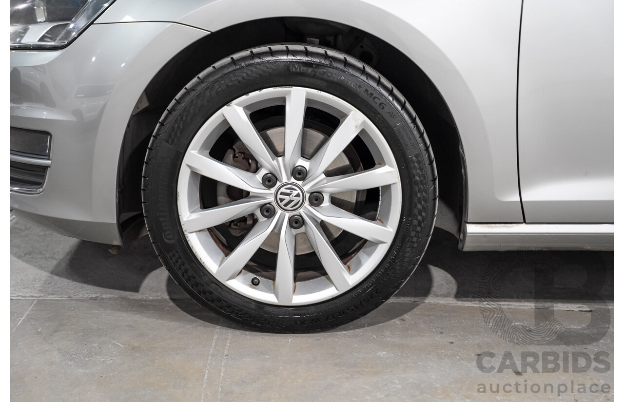05/2013 Volkswagen Golf 110 TDI Highline AU 5D Hatchback Reflex Silver Metallic Turbo Diesel 2.0L