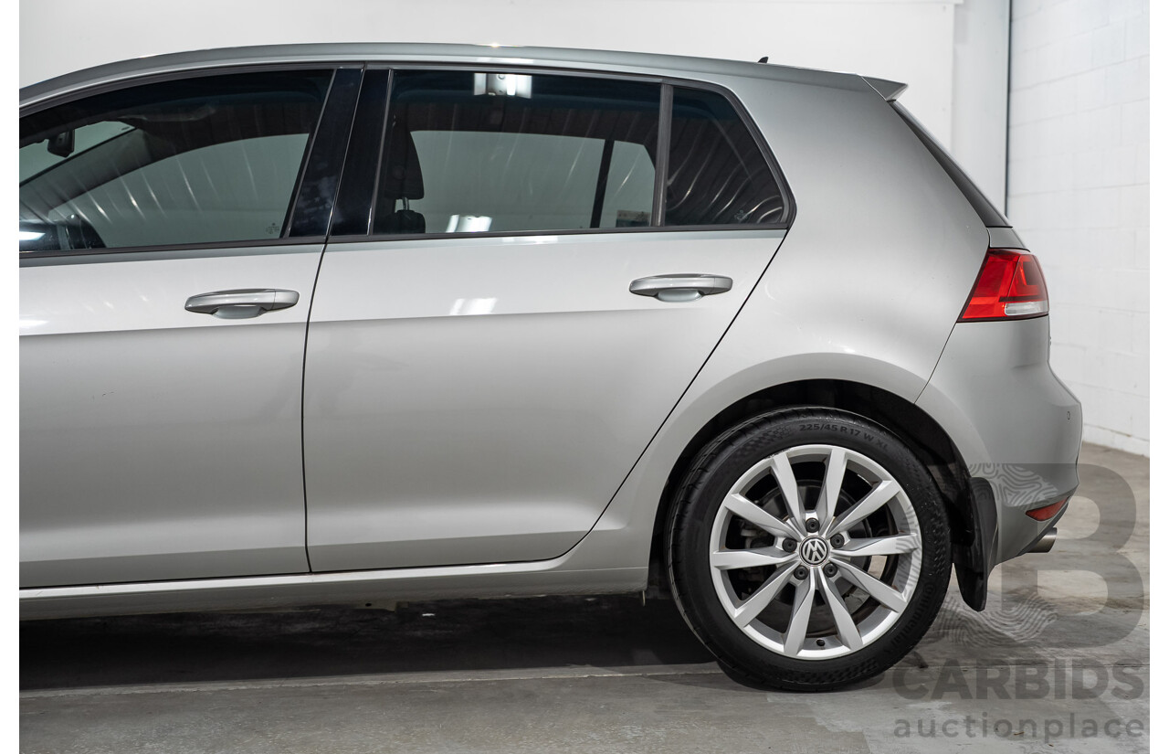 05/2013 Volkswagen Golf 110 TDI Highline AU 5D Hatchback Reflex Silver Metallic Turbo Diesel 2.0L