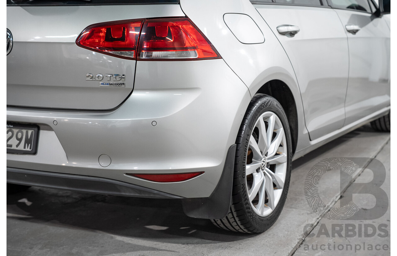 05/2013 Volkswagen Golf 110 TDI Highline AU 5D Hatchback Reflex Silver Metallic Turbo Diesel 2.0L
