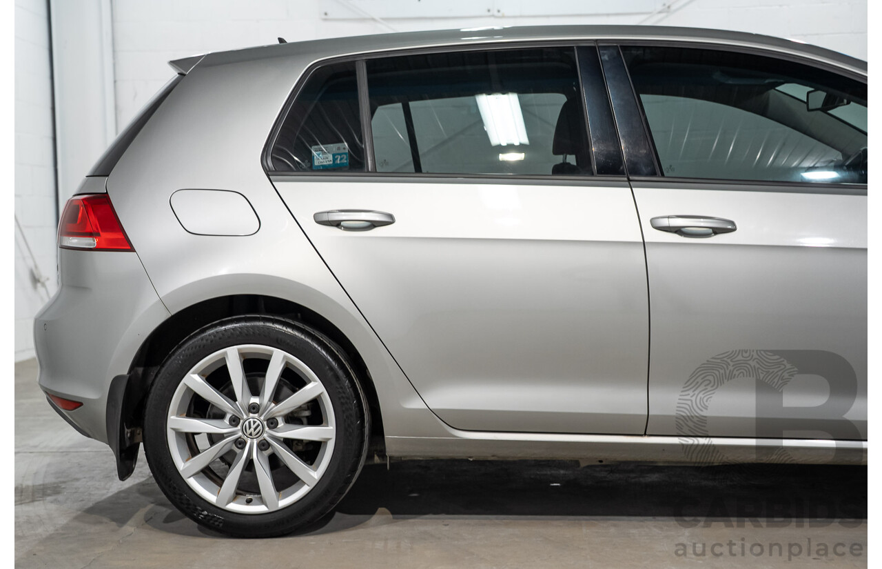 05/2013 Volkswagen Golf 110 TDI Highline AU 5D Hatchback Reflex Silver Metallic Turbo Diesel 2.0L