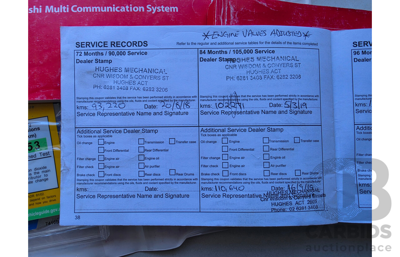 11/2012 Mitsubishi Outlander Aspire (4x4) ZJ 4d Wagon White Turbo Diesel 2.3L