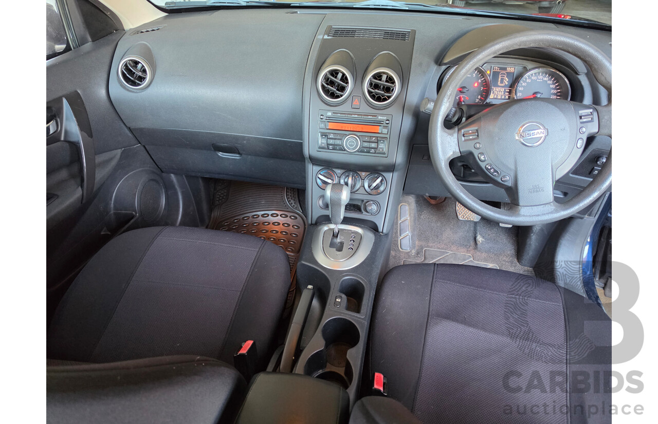 08/2010 Nissan Dualis +2 ST J10 SERIES II 4d Wagon Blue2.0L