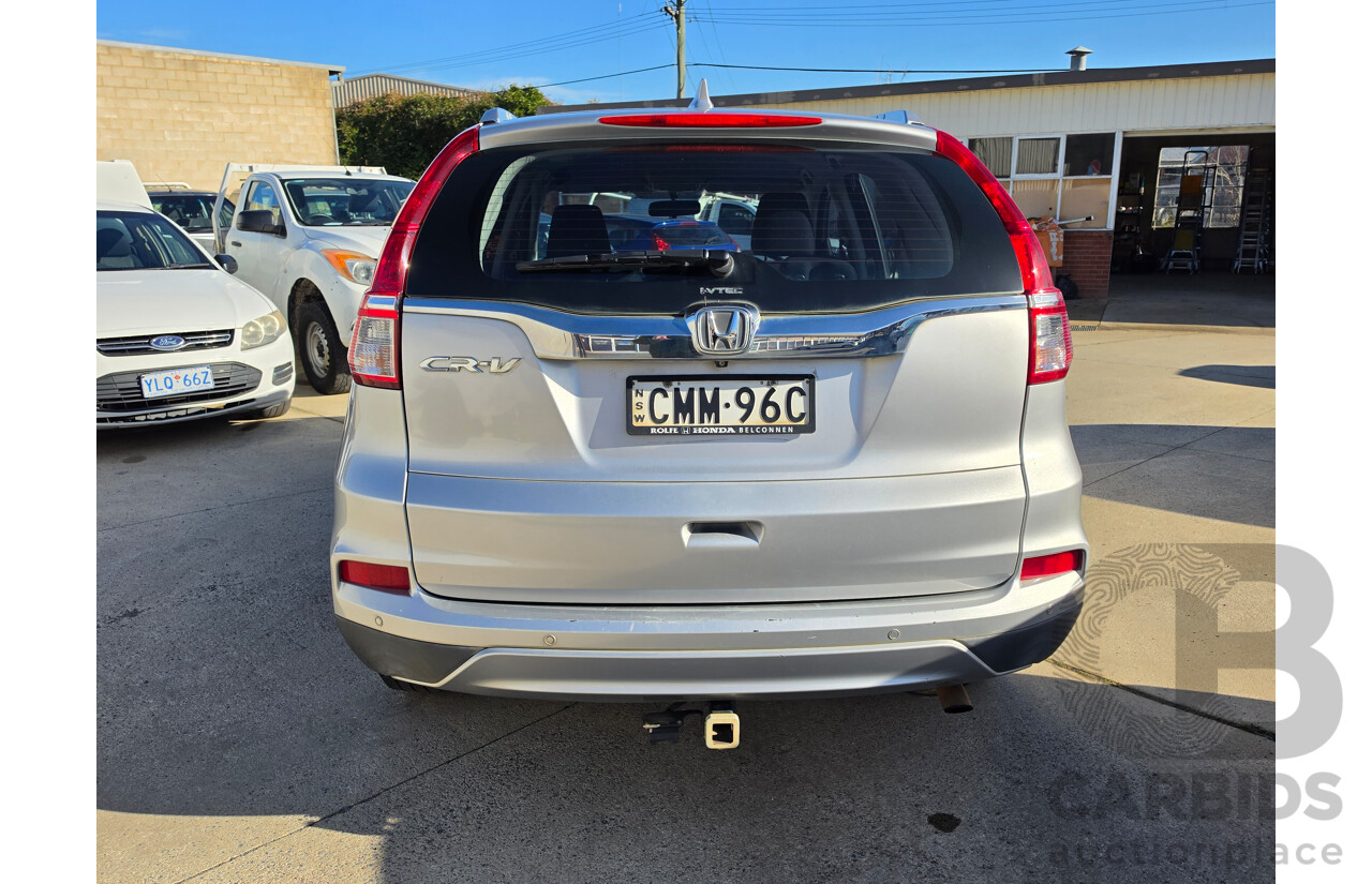 03/2015 Honda CRV VTi  30 SERIES 2 4d Wagon Silver 2.0L