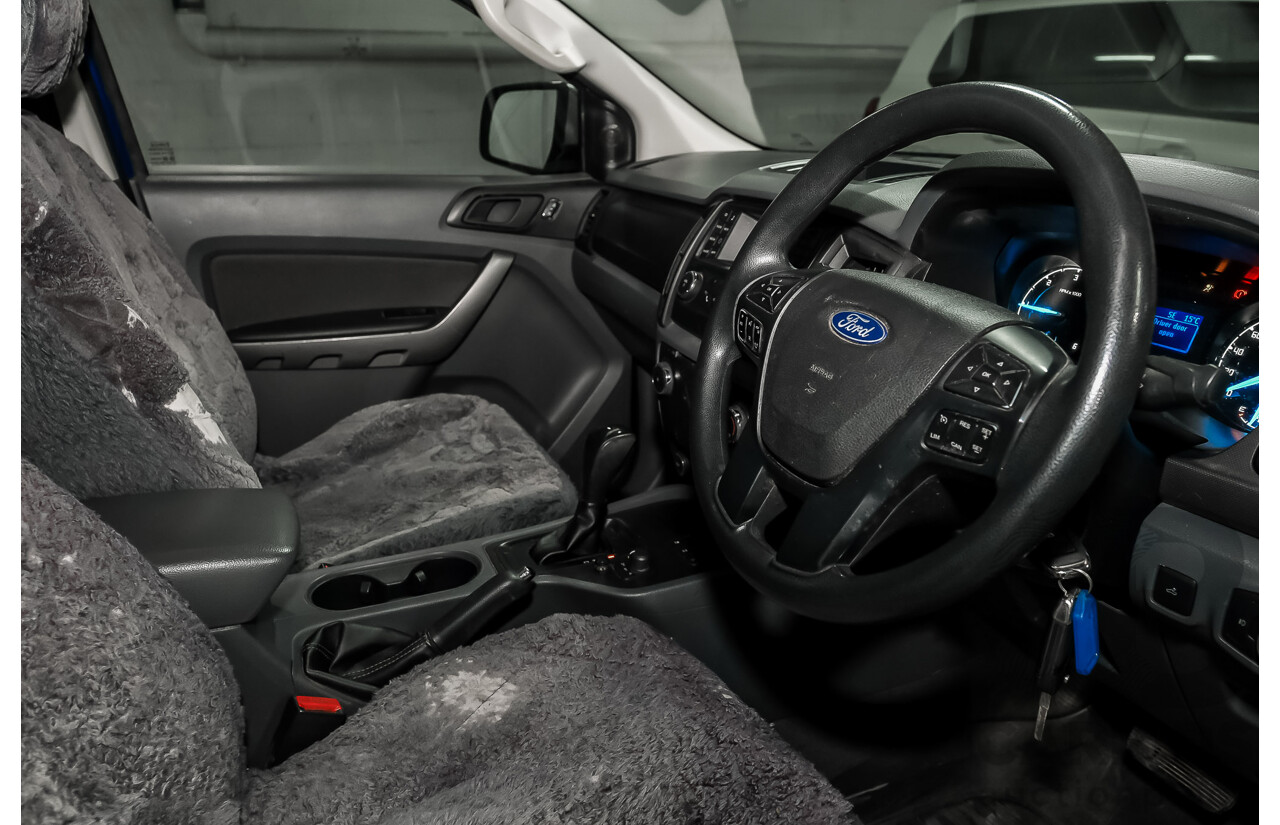 10/2017 Ford Ranger XLS (4x4) PX MKII (MY17 Update) Dual Cab Utility Performance Blue Metallic Turbo Diesel 3.2L