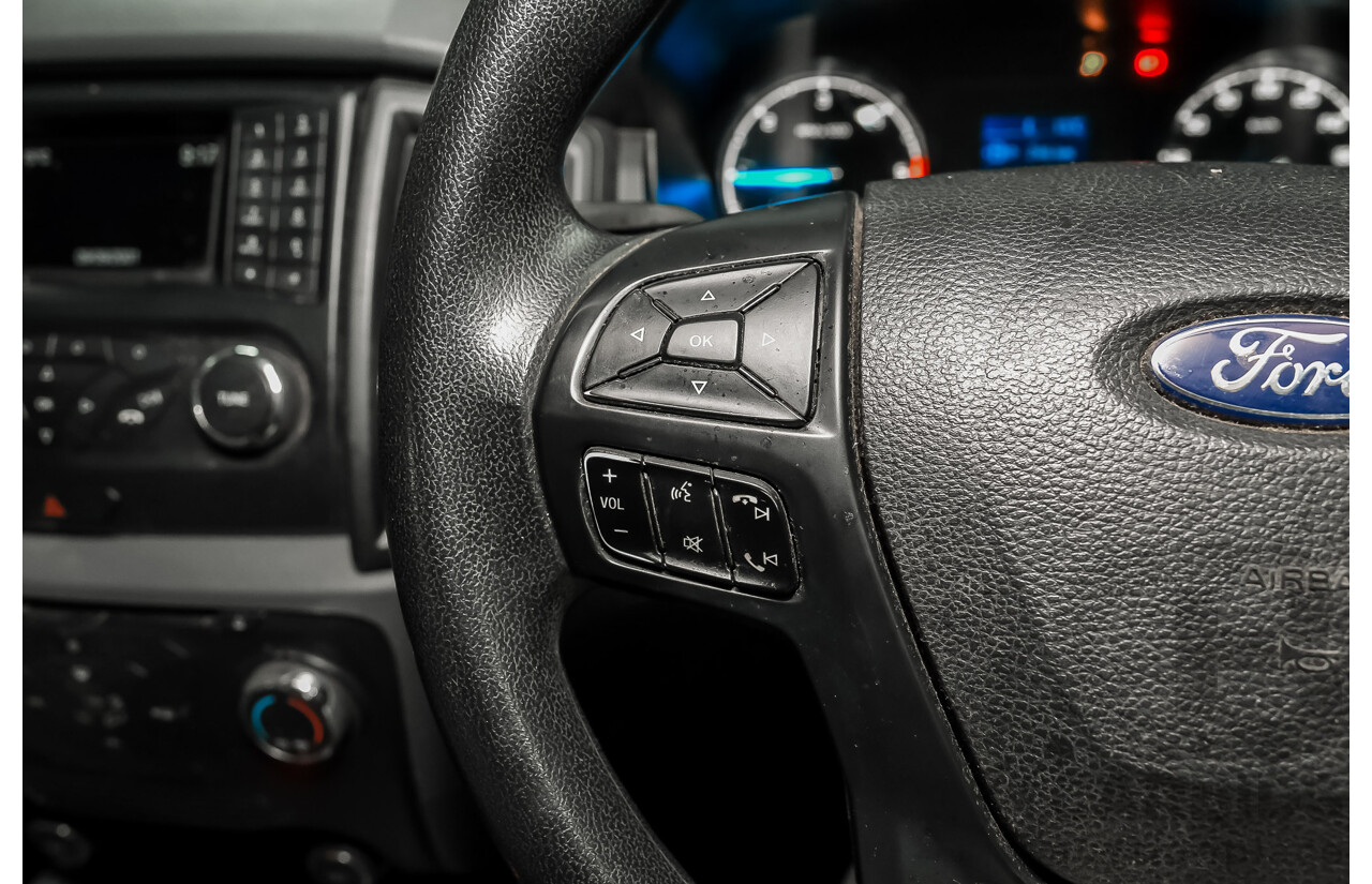 10/2017 Ford Ranger XLS (4x4) PX MKII (MY17 Update) Dual Cab Utility Performance Blue Metallic Turbo Diesel 3.2L