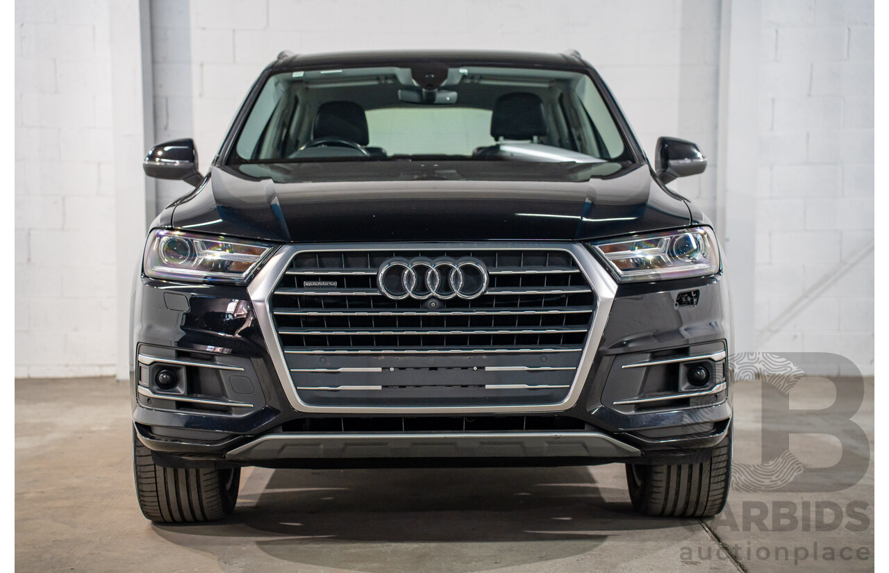 09/2017 Audi Q7 3.0 TDI Quattro AWD 4M MY17 4d Wagon Ocra Black Metallic Turbo Diesel 3.0L - 7 Seater