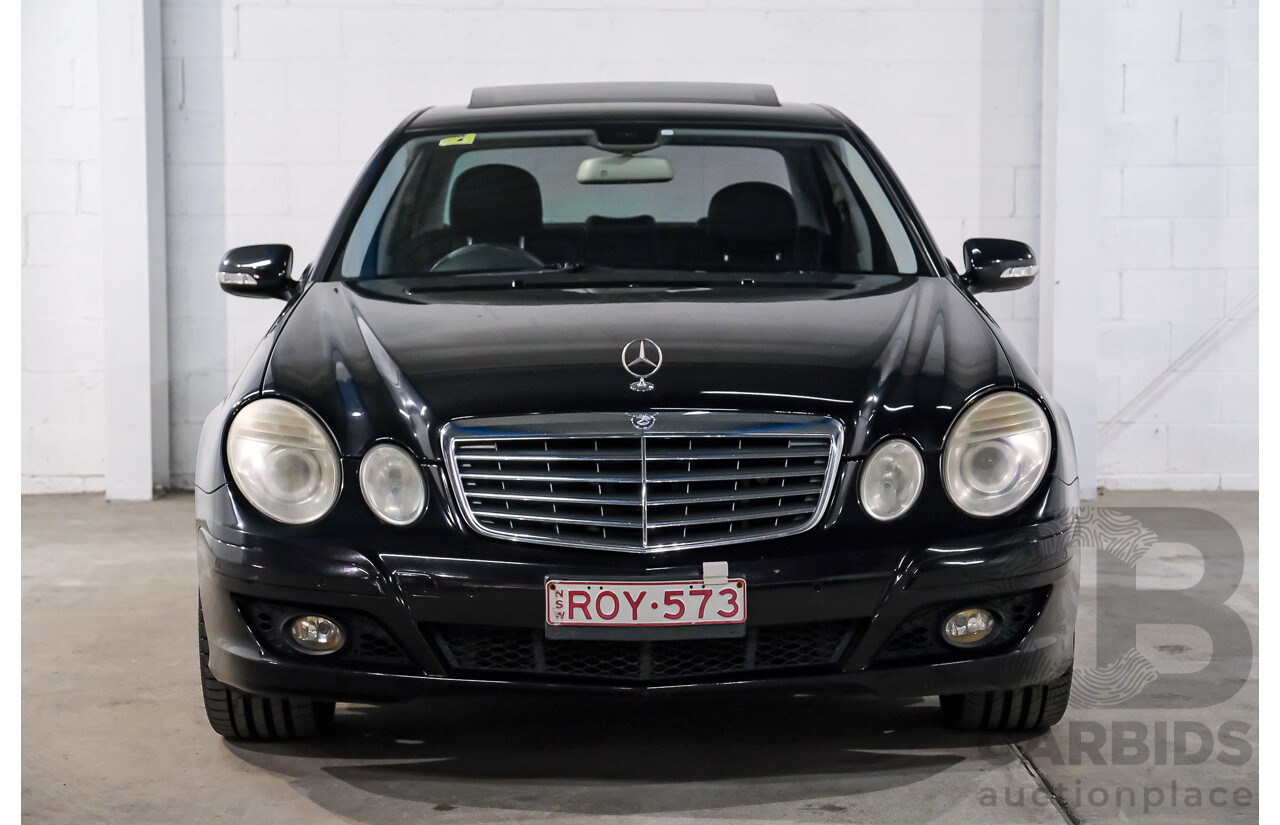 09/2008 Mercedes-Benz E280 CDI Avantgarde MY07 Upgrade 4D Sedan Black Turbo Diesel 3.0L