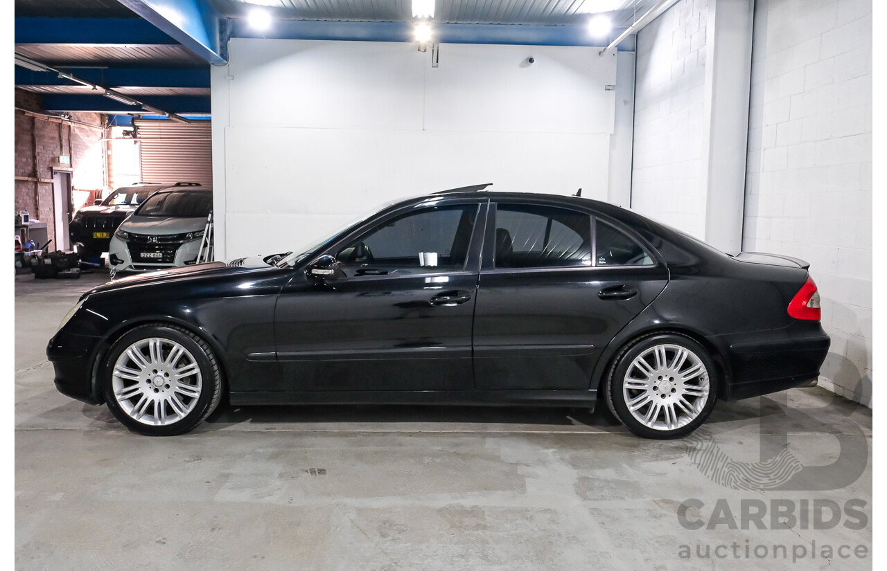 09/2008 Mercedes-Benz E280 CDI Avantgarde MY07 Upgrade 4D Sedan Black Turbo Diesel 3.0L