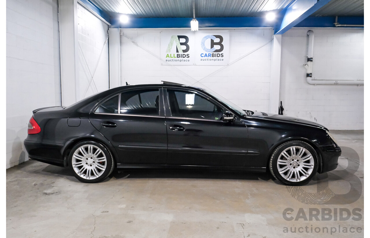 09/2008 Mercedes-Benz E280 CDI Avantgarde MY07 Upgrade 4D Sedan Black Turbo Diesel 3.0L