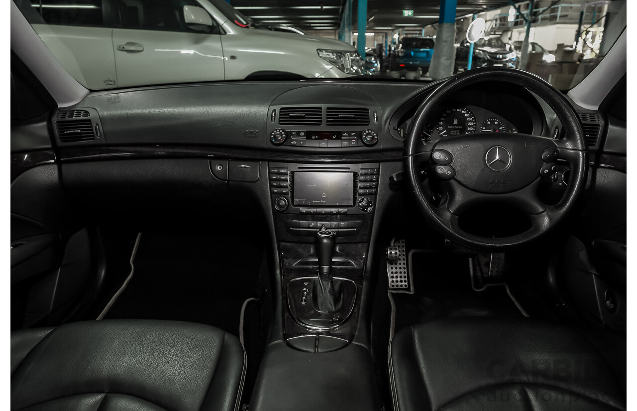 09/2008 Mercedes-Benz E280 CDI Avantgarde MY07 Upgrade 4D Sedan Black Turbo Diesel 3.0L