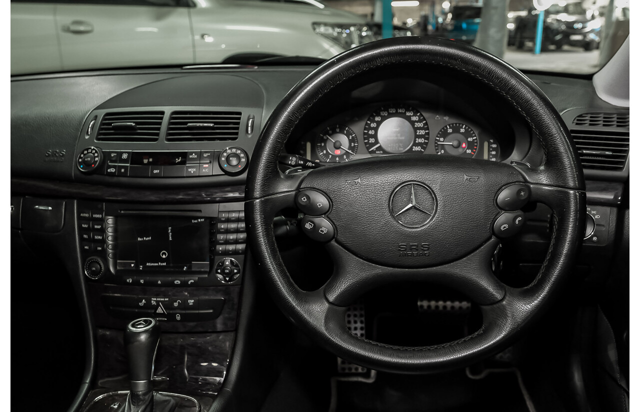 09/2008 Mercedes-Benz E280 CDI Avantgarde MY07 Upgrade 4D Sedan Black Turbo Diesel 3.0L